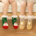 Kids Christmas Slipper Socks Mens Sherpa Fleece Lined Wool Thermal Socks Factory